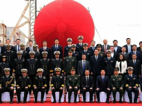 Pakistan Navy launches second Hangor-class submarine in China