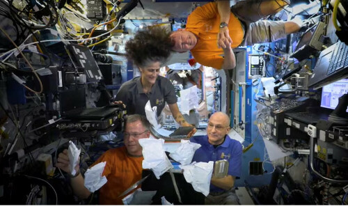Astronaut crew docks with space station to replace &lsquo;Butch and Suni&rsquo;