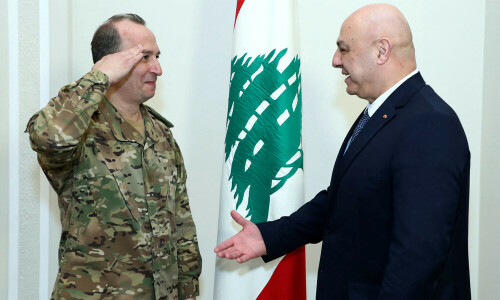 Lebanese president orders army to respond to fire from Syria