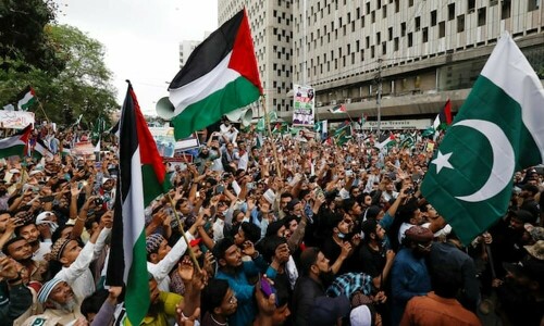 Protest held against Israeli strikes on Gaza