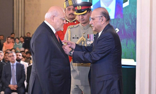 Hussain Dawood awarded Hilal-e-Imtiaz