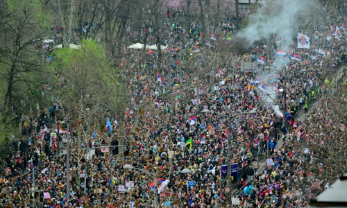 Student anti-corruption rallies spread across Balkans