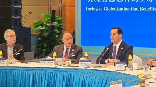 Aurangzeb pushes for debt relief, fair trade at Boao Forum