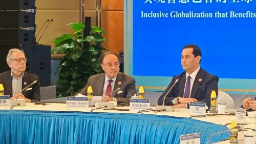 وزیرخزانہ کا باؤ فورم میں قرض ریلیف اور منصفانہ تجارت پر زور