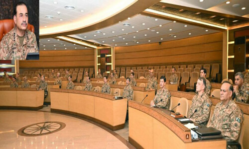 Army&rsquo;s top brass vows to thwart &lsquo;nefarious designs of foreign-sponsored proxies&rsquo;