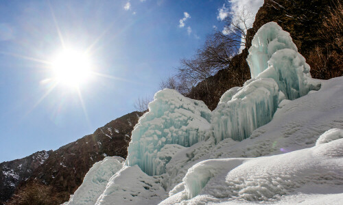 Artificial glaciers boost water supply in northern Pakistan