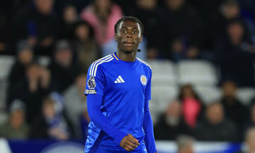 Leicester&rsquo;s 15-year-old debutant Monga wears blank shirt over gambling sponsor rule