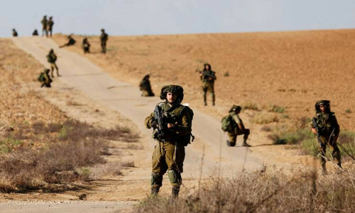 Israel&rsquo;s defence minister says troops seizing &lsquo;large areas&rsquo; in Gaza, expanding buffer zones