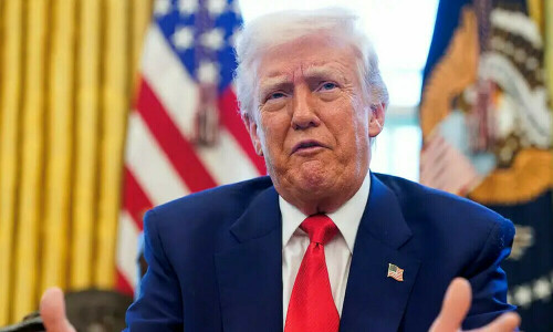 Trump defends policy after China hits US with 125% tariffs