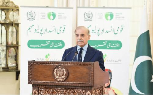 PM Shehbaz launches nationwide anti-polio drive, vows complete eradication
