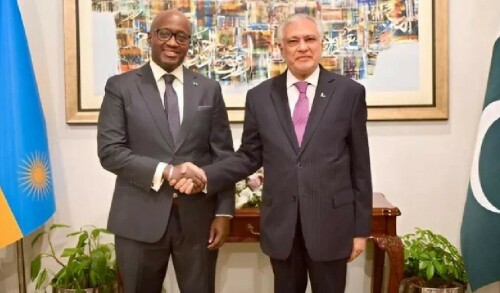 Pakistan, Rwanda vow to deepen ties as top diplomats meet in Islamabad