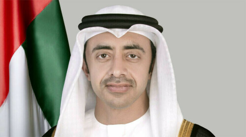 UAE DPM Sheikh Abdullah bin Zayed to arrive today