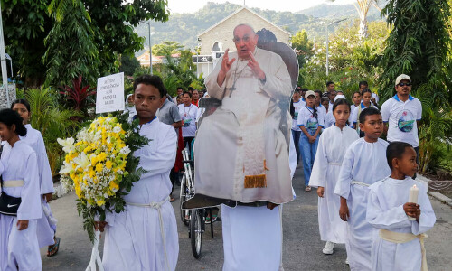 East Timor starts seven days of mourning for Pope Francis&rsquo; death