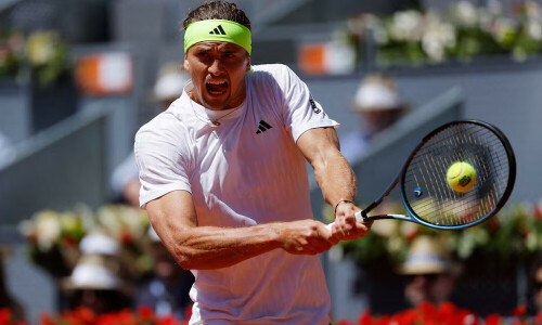 The camera never lies: electronic line calls in focus again as Zverev takes photo of ball mark