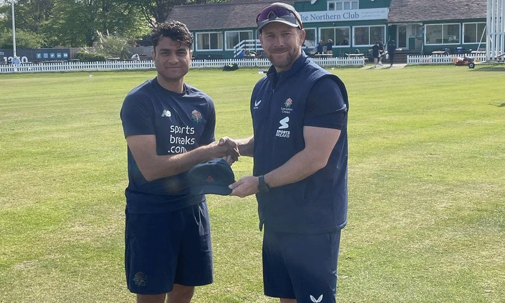 Flintoff proud as Afghan refugee protege plays for Lancashire second team