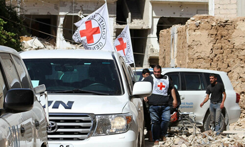 Gaza humanitarian work on &lsquo;verge of total collapse&rsquo;: Red Cross