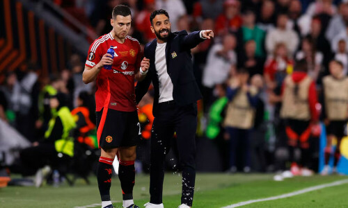 Man United&rsquo;s Dalot calls for reflection after Europa League final loss