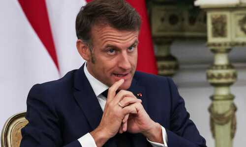 France wants Palestinian two-state solution, Macron says