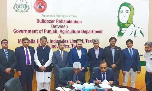 Punjab Agri Dept, Margalla Heavy Industries Taxila sign MoU