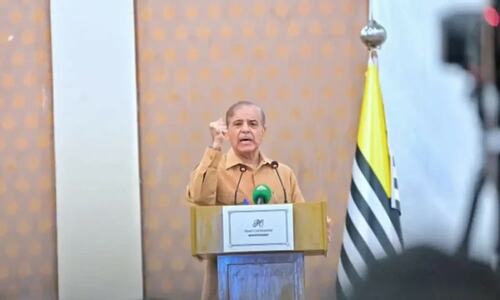 Indian aggression in AJK: PM distributes cheques among victims