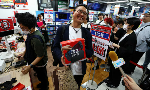 Gamers line up for Nintendo Switch 2 launch with global shortfall expected