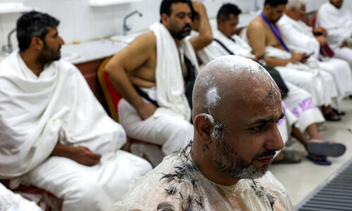 Inside Saudi&rsquo;s hajj-only barbershop, shaving thousands of heads in a day