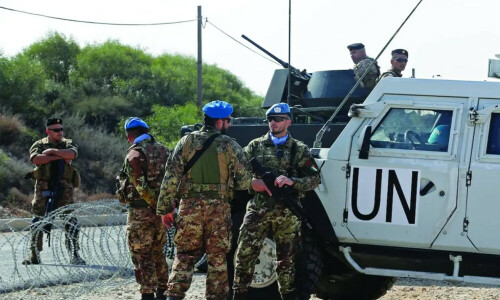 UN peacekeepers say troops attacked by individuals in south Lebanon