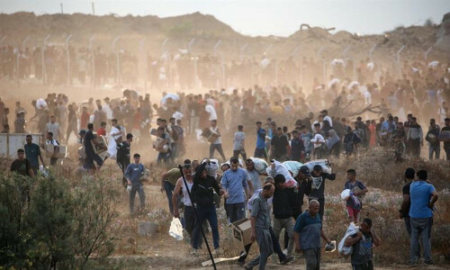 Gaza civil defence says 15 killed near aid centre, army says fired &lsquo;warning shots&rsquo;