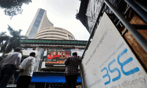 Indian shares higher