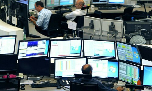 European shares see monthly declines as markets eye trade developments