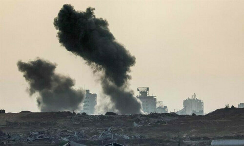 Gaza rescuers say 12 killed in Israeli strike on shelter for displaced