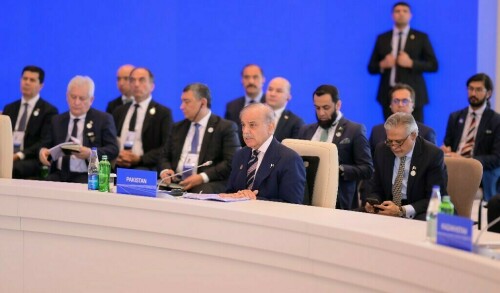 ای سی او اجلاس: وزیراعظم کا علاقائی اتحاد پر زور، پانی کو ہتھیار بنانے کی بھارتی پالیسی پر شدید اظہار تشویش