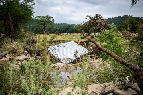 Texas flood witness recalls furniture, trees and RVs swept down river