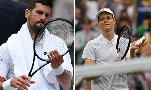 Djokovic, Sinner on Wimbledon collision course
