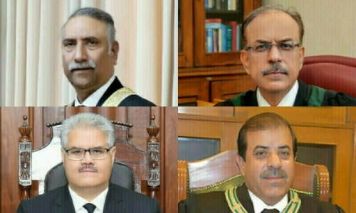 Govt notifies permanent chief justices for all four high courts