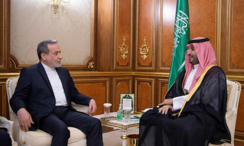 Saudi crown prince meets Iranian foreign minister in Jeddah