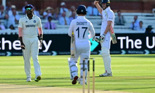 Crawley’s last-over ‘theatrics’ against India spark time-wasting row at Lord’s