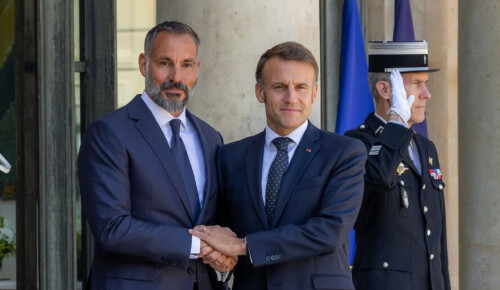 Aga Khan meets French President Macron