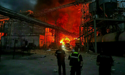یوکرین نے نیوکلیئر پلانٹ کے تربیتی مرکز کو ڈرونز سے نشانہ بنایا، روس