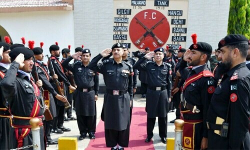 فرنٹیئر کانسٹیبلری کو ملک گیر فیڈرل فورس میں تبدیل کرنے کا فیصلہ کرلیا گیا