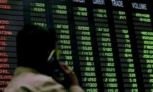 اسٹاک ایکسچینج میں تیزی، 100 انڈیکس میں 400 سے زائد پوائنٹس کا اضافہ
