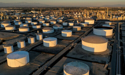 US crude stockpiles fall as exports rise; fuel demand drops, EIA says