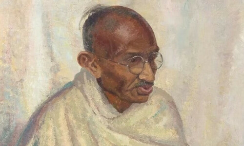 Rare Gandhi portrait smashes estimate to sell for nearly &pound;153,000