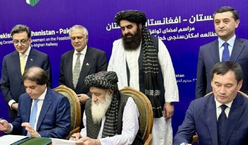 Pakistan, Afghanistan, Uzbekistan sign rail link agreement under UAP corridor