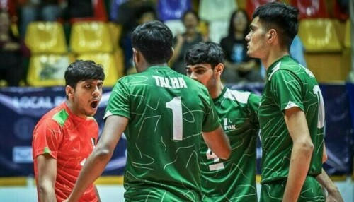 اسپورٹس بورڈ کا پاکستان انڈر‑16 والی بال ٹیم کیلئے 82 لاکھ روپے انعام کا اعلان