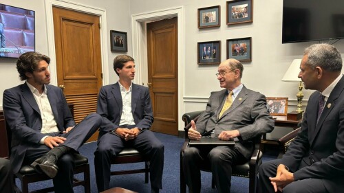 Imran Khan&rsquo;s sons meet US Congressman Brad Sherman