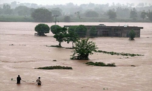 Ex-army officer, daughter swept away in flash floods