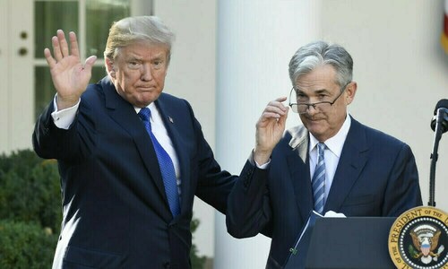 Trump visits Fed headquarters