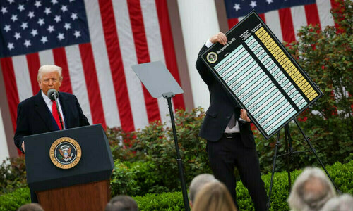 Trump hits dozens of countries’ goods with steep tariffs