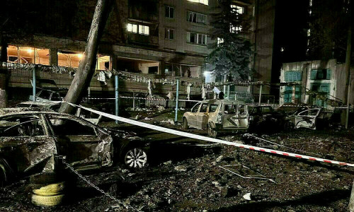 Ukrainian drone attack sparks fire at railway station in Volgograd region, Russia says